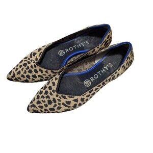Rothy's The Point leopard flat